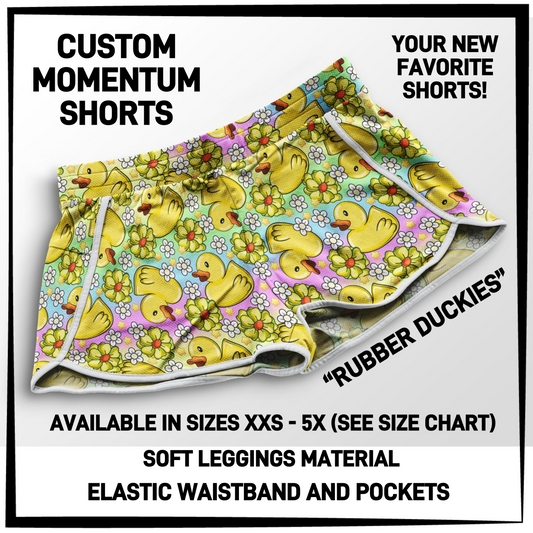 MO1T - Rubber Duckies Momentum Shorts with Pockets - Preorder Closing 5/19 ETA: Mid-July