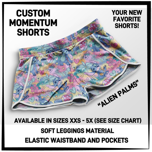 MO1T - Alien Palms Momentum Shorts with Pockets - Preorder Closing 5/19 ETA: Mid-July