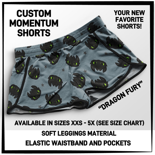 MO1T - Dragon Fury Momentum Shorts with Pockets - Preorder Closing 5/19 ETA: Mid-July