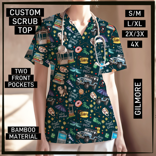 SC0B - Gilmore V-Neck Scrub Top - Preorder Closing 5/26 ETA: Late July