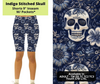 Preorder! Closes 3/24. ETA June. Indigo Stitched Skull 9