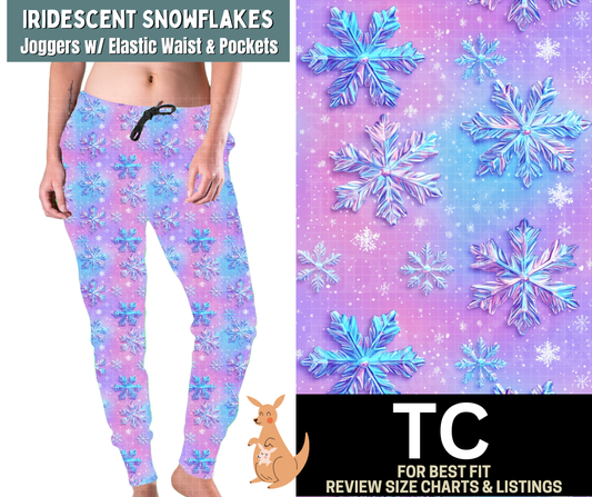 Iridescent Snowflake Joggers