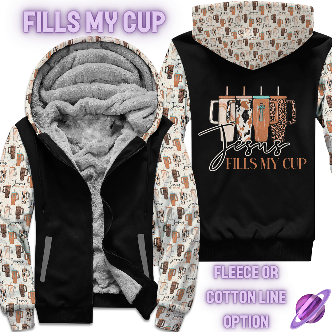 FILLS MY CUP - FLEECE/COTTON JACKET RUN 8-PREORDER CLOSING 2/2