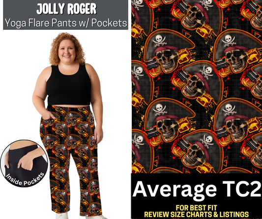 Jolly Roger Yoga Flare Pants
