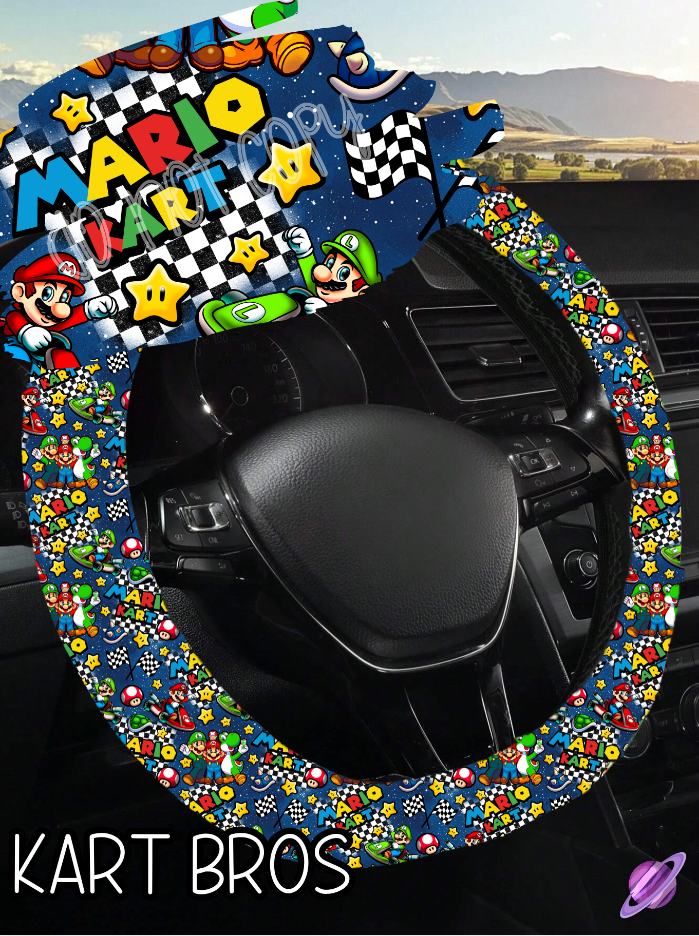 Kart Bros - Steering Wheel Cover Roud 7 - Preorder Closes 3/1