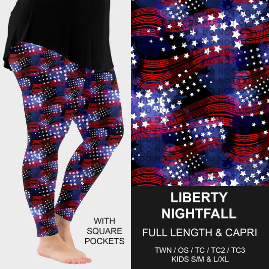 B284 - Preorder Liberty Nightfall Leggings w/ Pockets (Closes 4/12. ETA: early June)