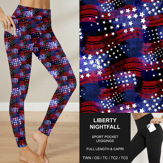 B284 - Preorder Liberty Nightfall Sport Pocket Leggings (Closes 4/12. ETA: early June)