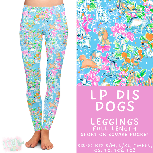 Ready to Ship - LP Dis Dogs Full Length Leggings - Sport Pocket TC2