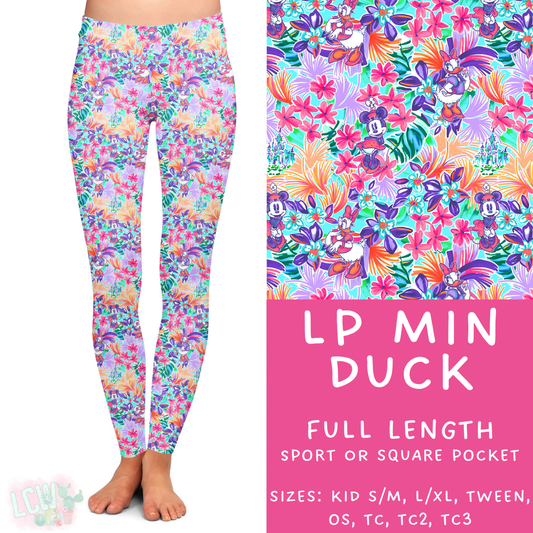 Ready to Ship - LP Min Duck Full Length Leggings - Square Pocket TC