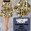 LEOPARD PRINT - SWING SKIRTS RUN 6 - PREORDER CLOSING 3/13