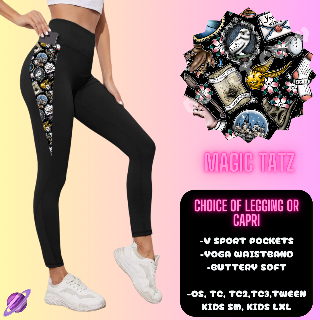 MAGIC TATZ LEGGING/CAPRI-OUTFIT RUN PREORDER CLOSING 1/10