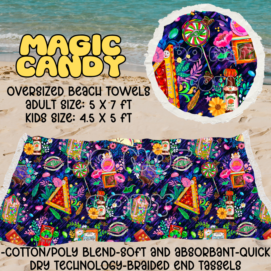 MAGIC CANDY - OVERSIZED BEACH TOWEL RUN 5 - PREORDER CLOSING 3/23