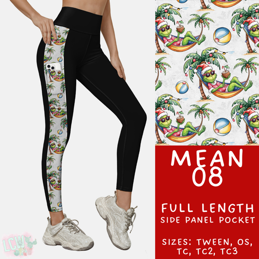 Ready to Ship - Mean 08 Pattern Side Pocket Leggings - TC