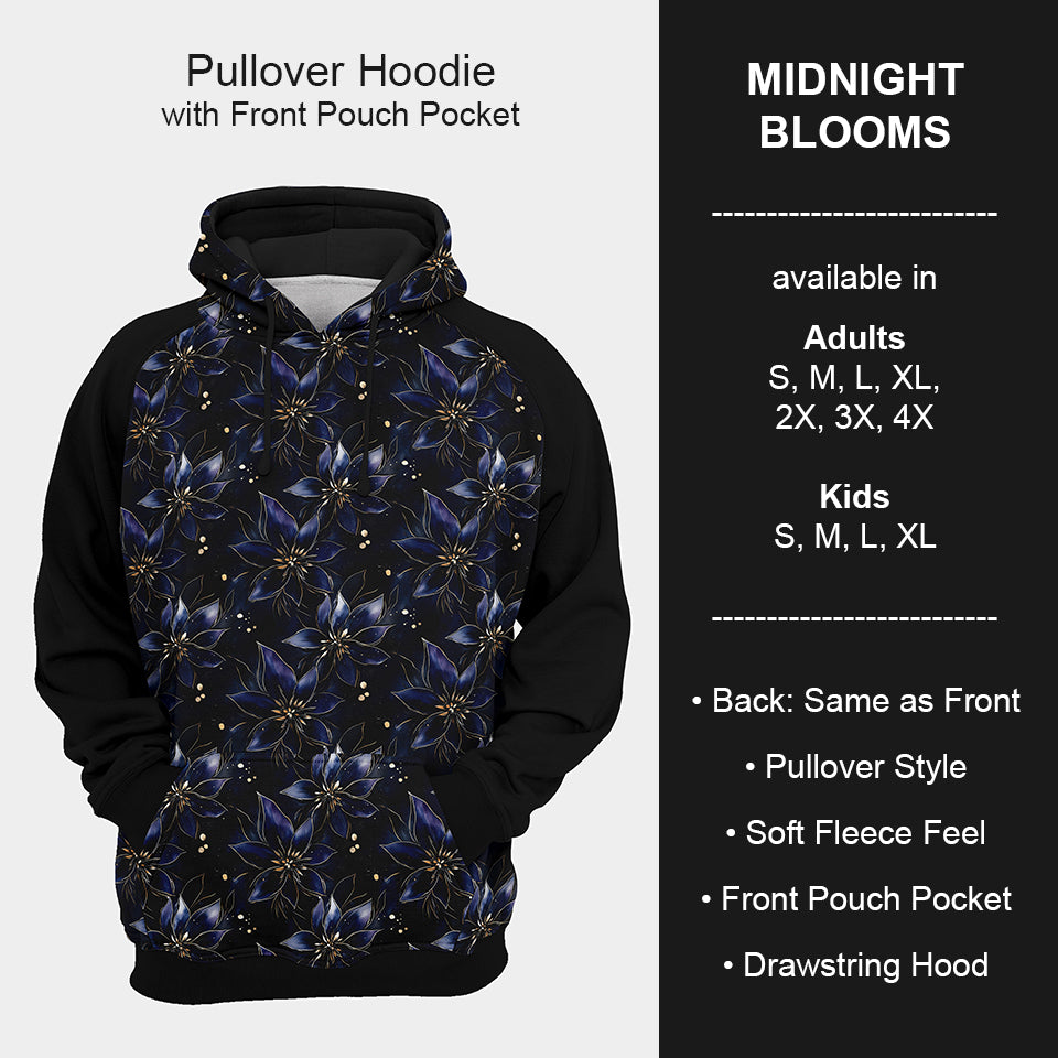 B199 - Preorder Midnight Blooms Hoodie (Closes 12/11. ETA mid Feb.)