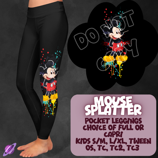 MOUSE SPLATTER- 4 STYLES OF BOTTOMS-PREORDER CLOSING 1/21