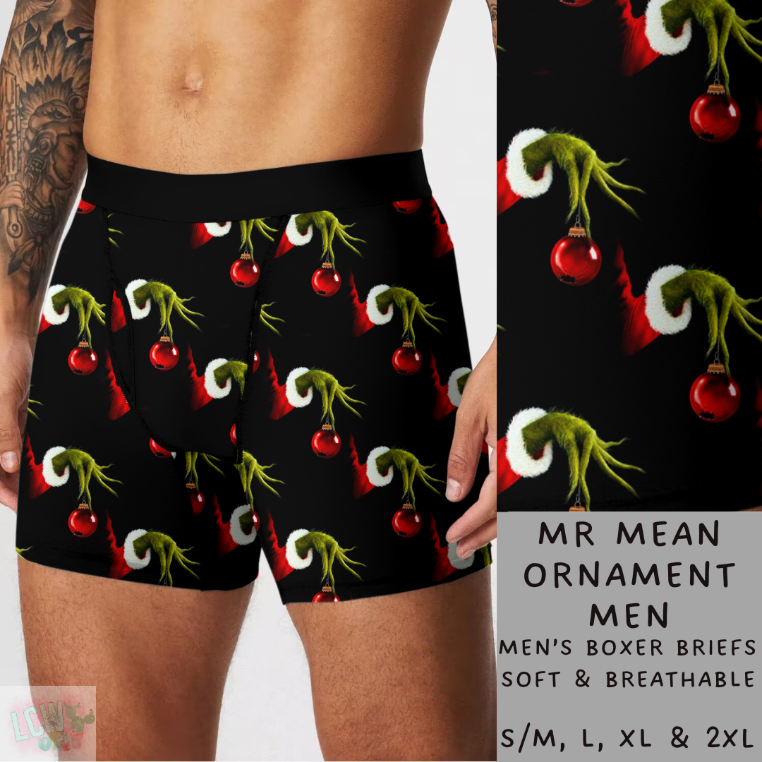 Ready To Ship - Mr Mean Ornament Mens Boxer Briefs