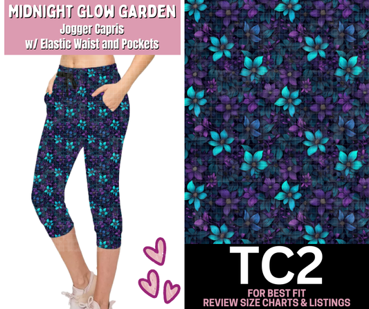 Midnight Glow Garden Jogger Capri