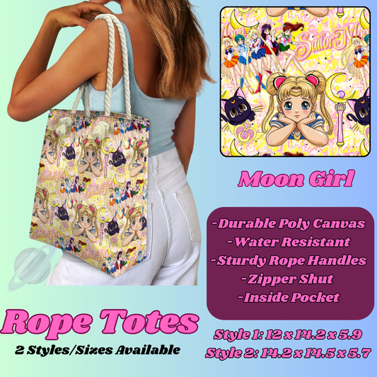 MOON GIRL-ROPE TOTE PREORDER CLOSING 5/6