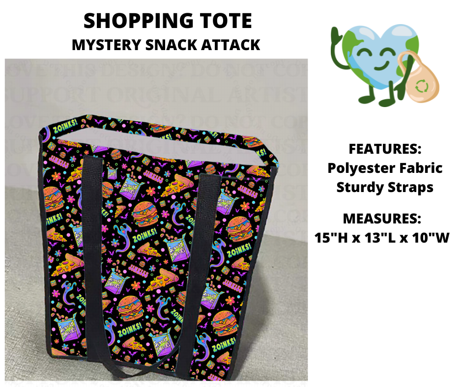 Mystery Snack Attack Shopping Tote
