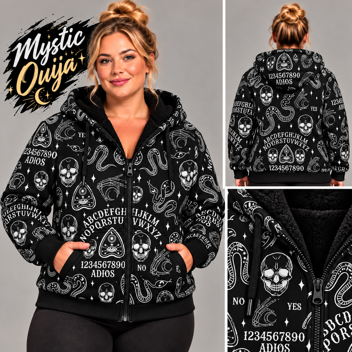 Mystic Ouija-FLEECE LINED HOODED JACKET-PREORDER CLOSING 11/9