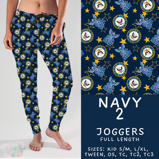 Ready to Ship - Navy 2 Joggers - TC