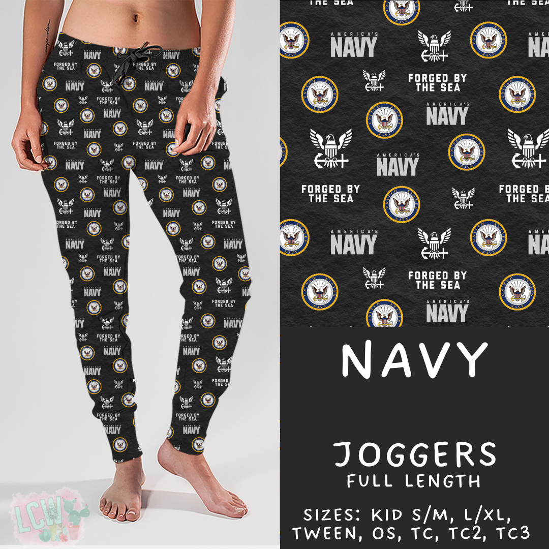 Ready to Ship - Navy Joggers - TC