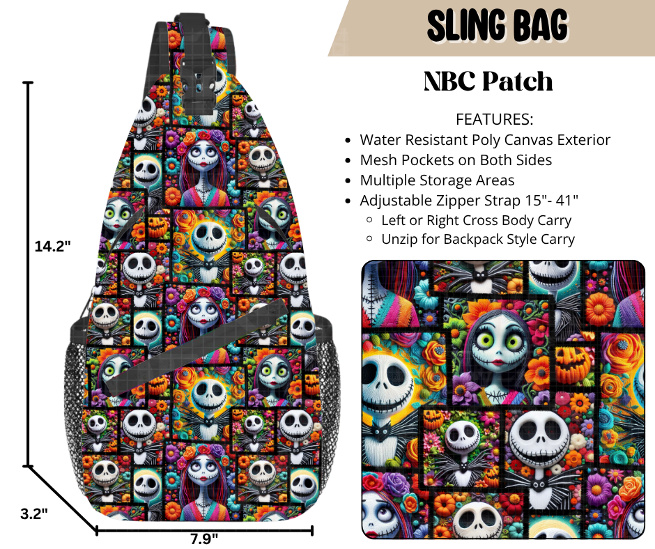 NBC Patch Sling Bag