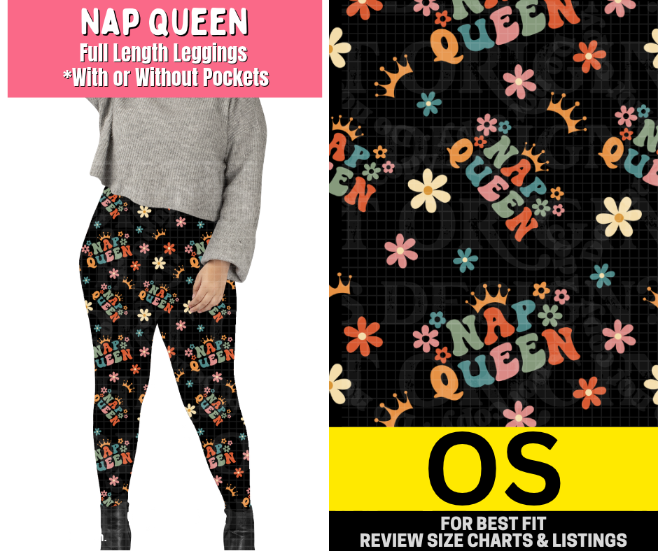 Nap Queen Full Length Leggings w/ Pockets