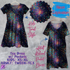 NEON EXPLOSION - ADULT & KIDS - TEA DRESS RUN 3 - PREORDER CLOSING 3/11