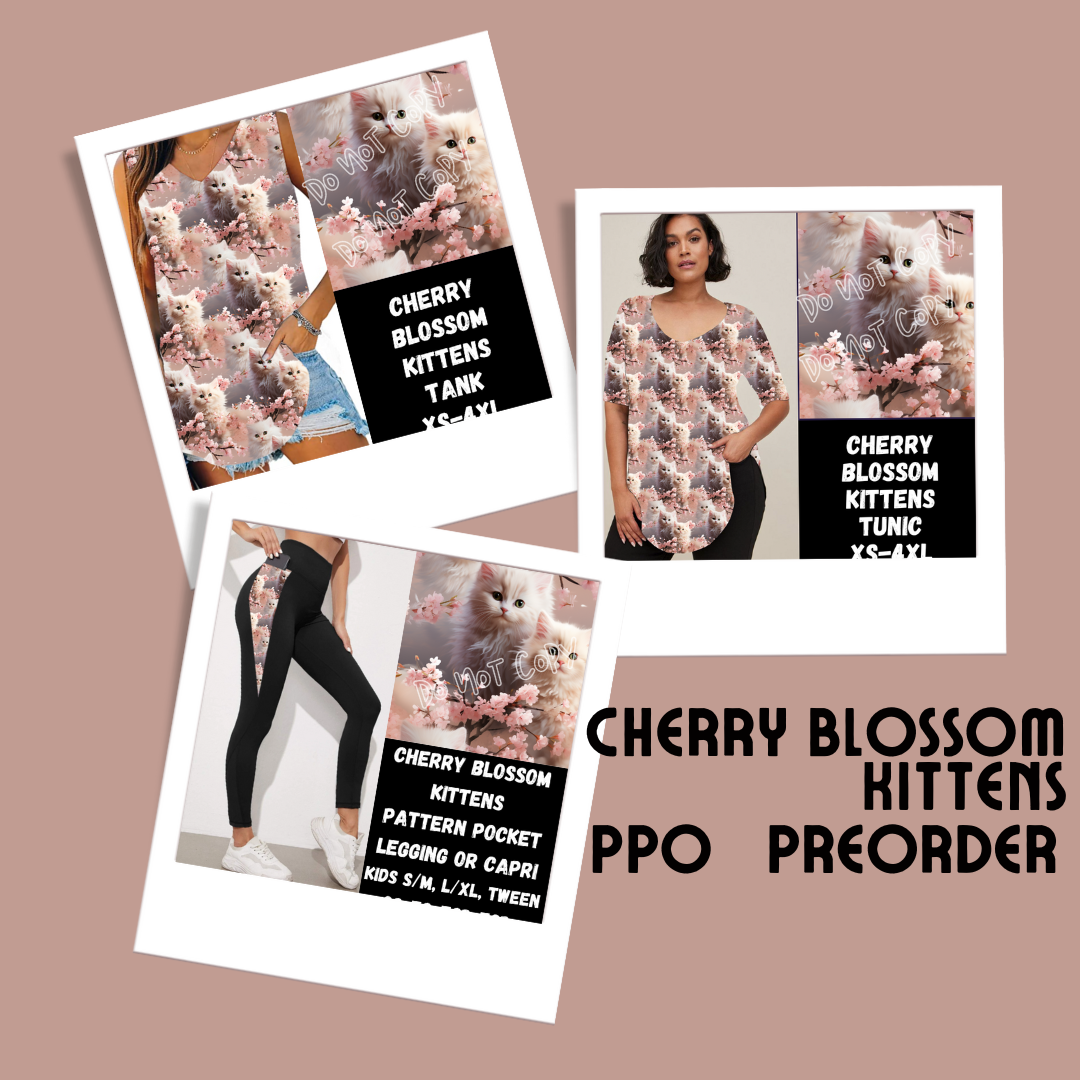 CHERRY BLOSSOM KITTENS-SPRING PPO PREORDER CLOSING 1/23