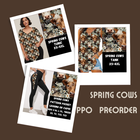 SPRING COWS-SPRING PPO PREORDER CLOSING 1/23