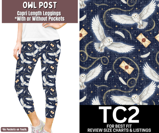 Owl Post Capri Length Leggings w/ Pockets