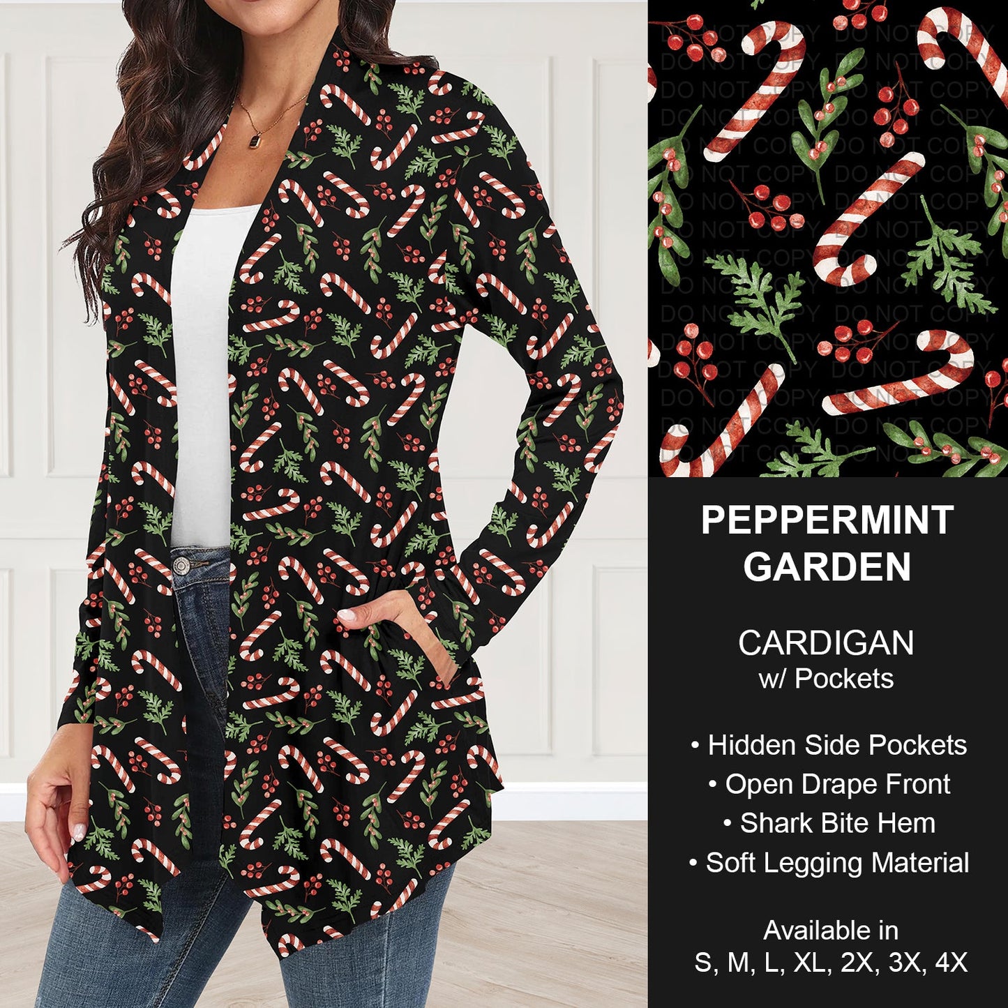 B303 - Preorder Peppermint Garden Cardigan w/ Pockets (Closes 7/26. ETA: early Oct.)