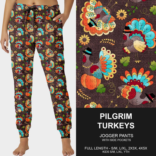 B250 - Preorder Pilgrim Turkeys Joggers (Closes 9/07. ETA early Nov.)