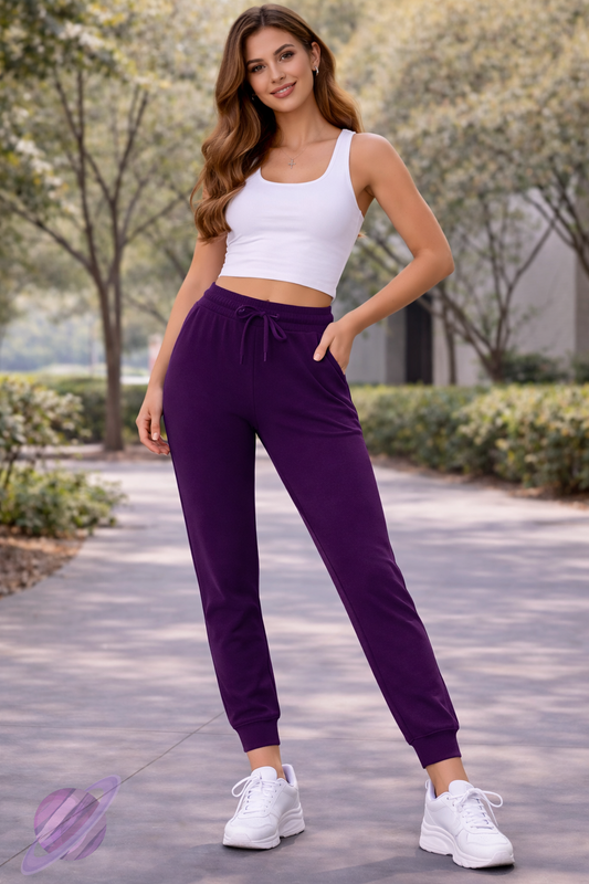 PLUM PURPLE-LEGGINGS/JOGGERS-PREORDER CLOSING 4/20