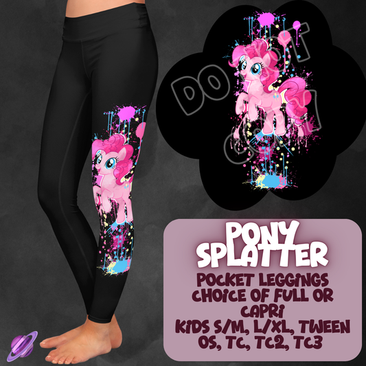 PONY SPLATTER- 4 STYLES OF BOTTOMS-PREORDER CLOSING 1/21