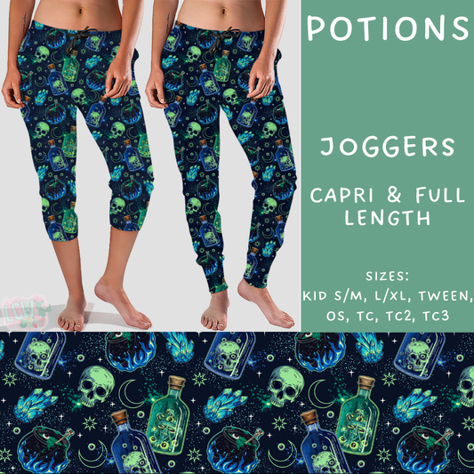 Ready To Ship - Potions Capri Length Joggers - TC2