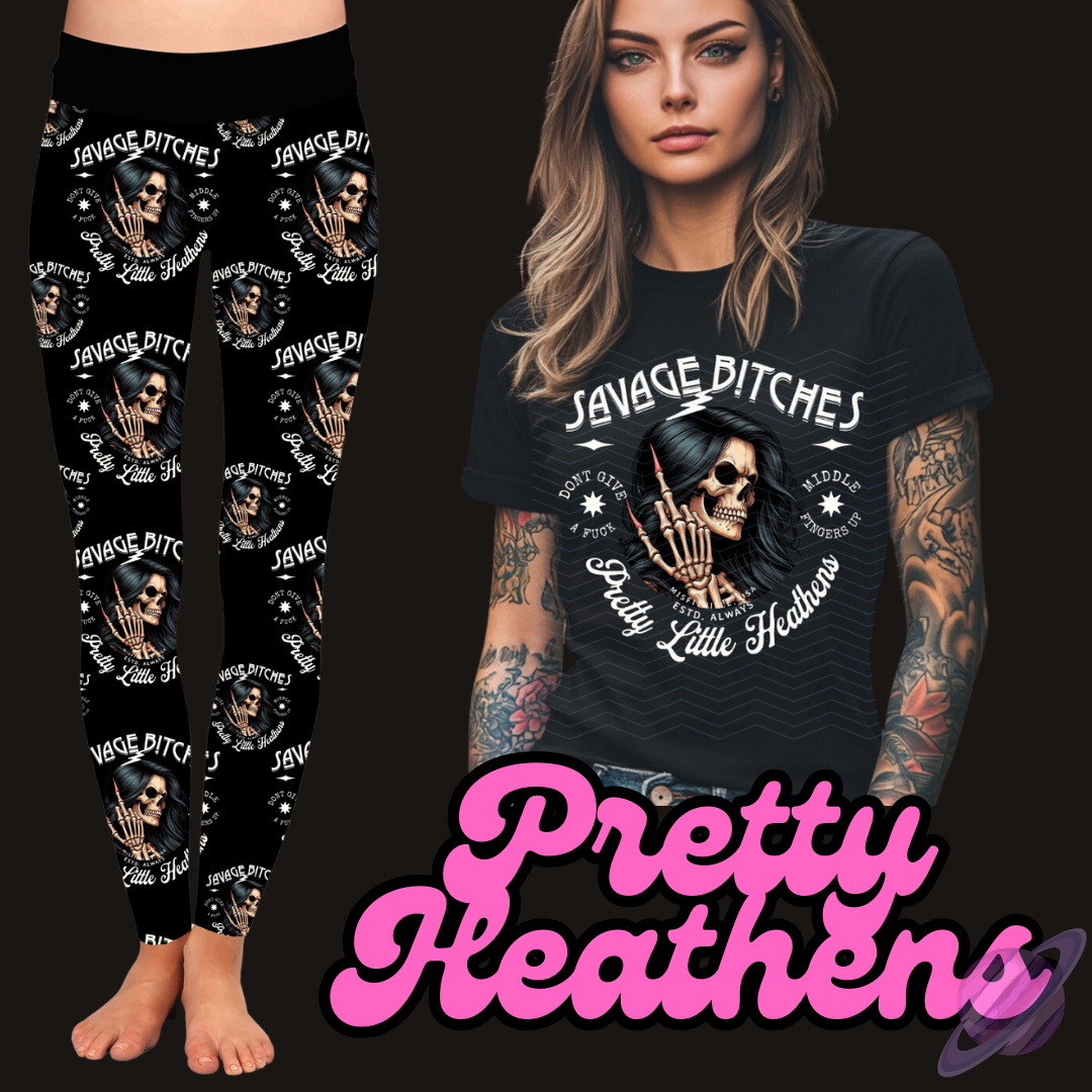 PRETTY HEATHENS- LEGGING/JOGGER/LOUNGER/SHORTS - EDGY PREORDER CLOSING 2/26