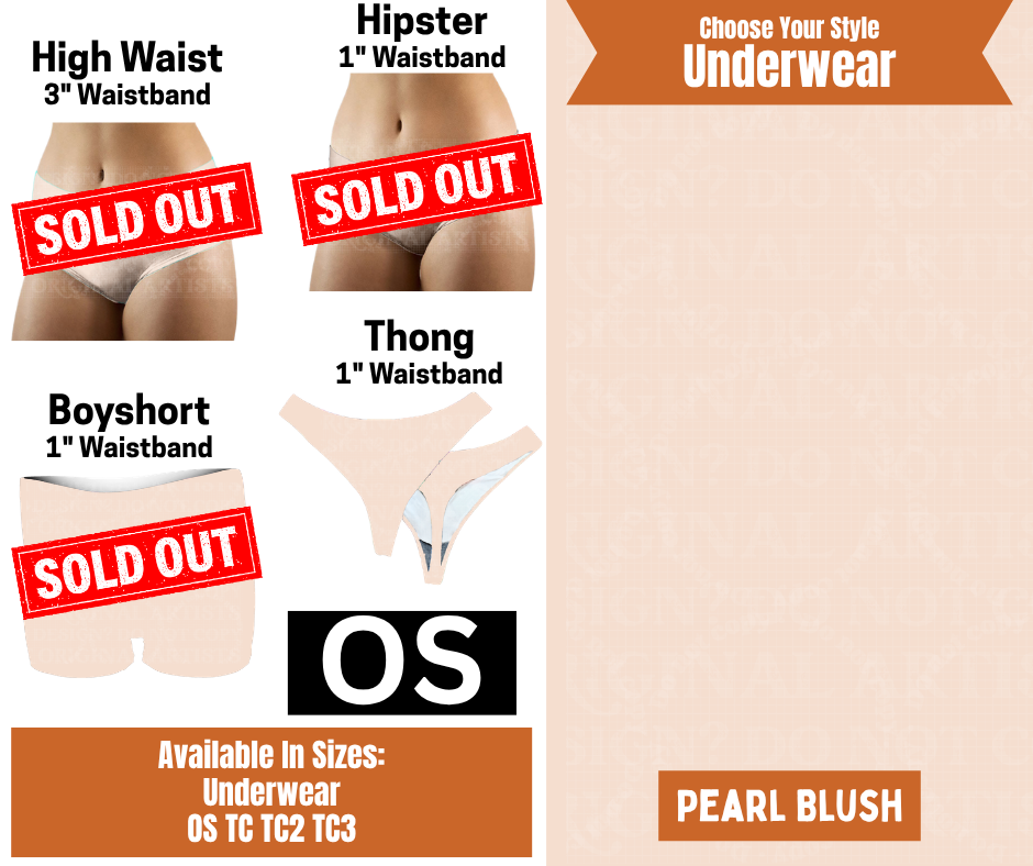 Pearl Blush Thong Underwear