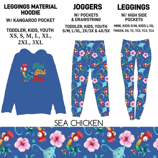 HDT1 - Sea Chicken Leggings Material Hoodie/Leggings/Full Joggers - Preorder Due 10/25 ETA: Late Dec
