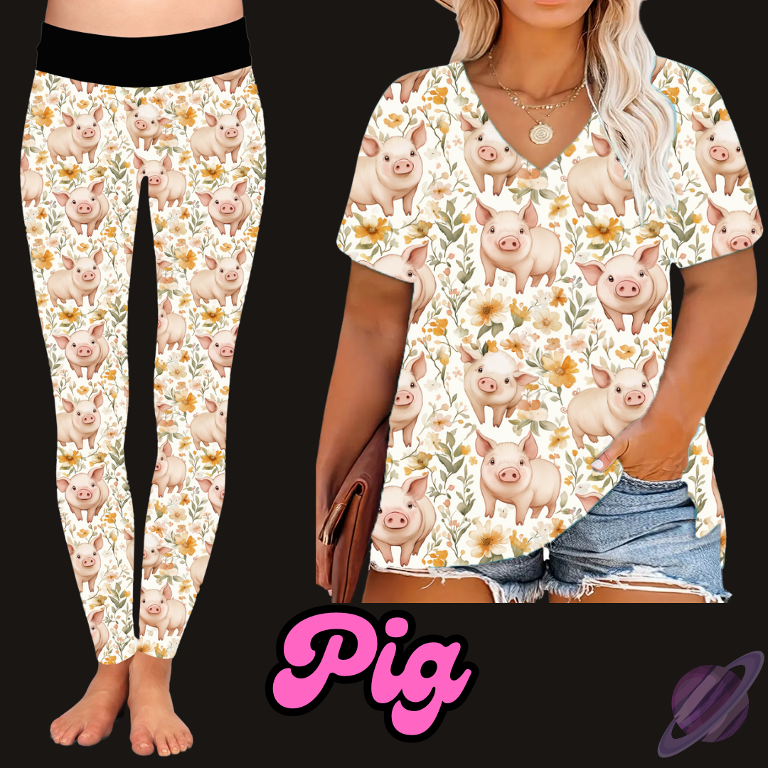 PIG - V-NECK TUNIC - PRETTY RUN PREORDER CLOSING 3/21