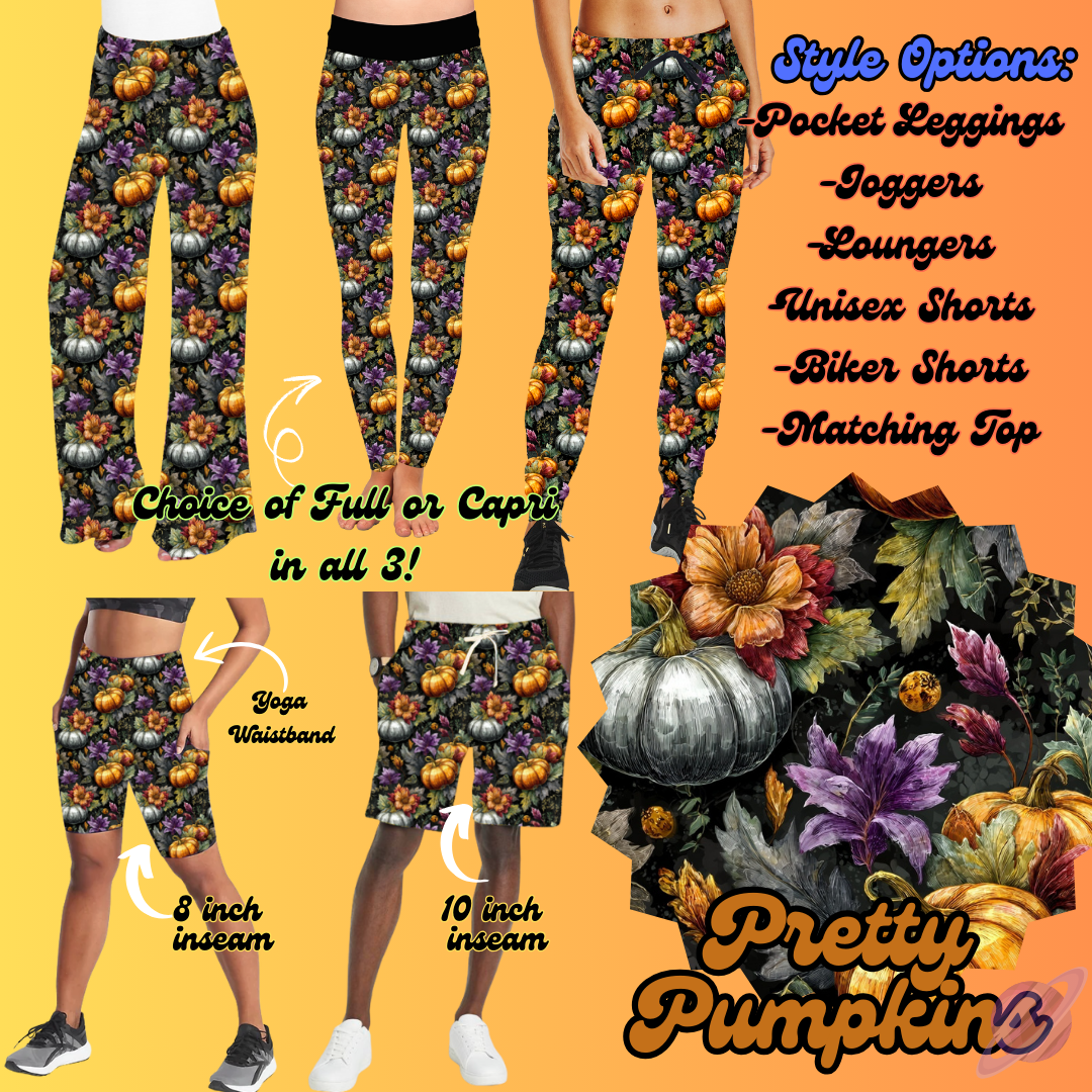 PRETTY PUMPKINS-BOTTOMS PREORDER-SOFT CLOSE 8/7-HARD CLOSE 8/9