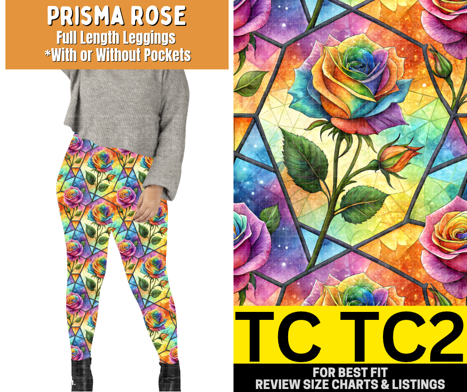 Prisma Rose Full Length Leggings w/ Pockets