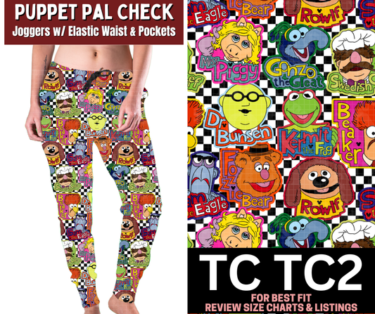 Puppet Pal Check Joggers