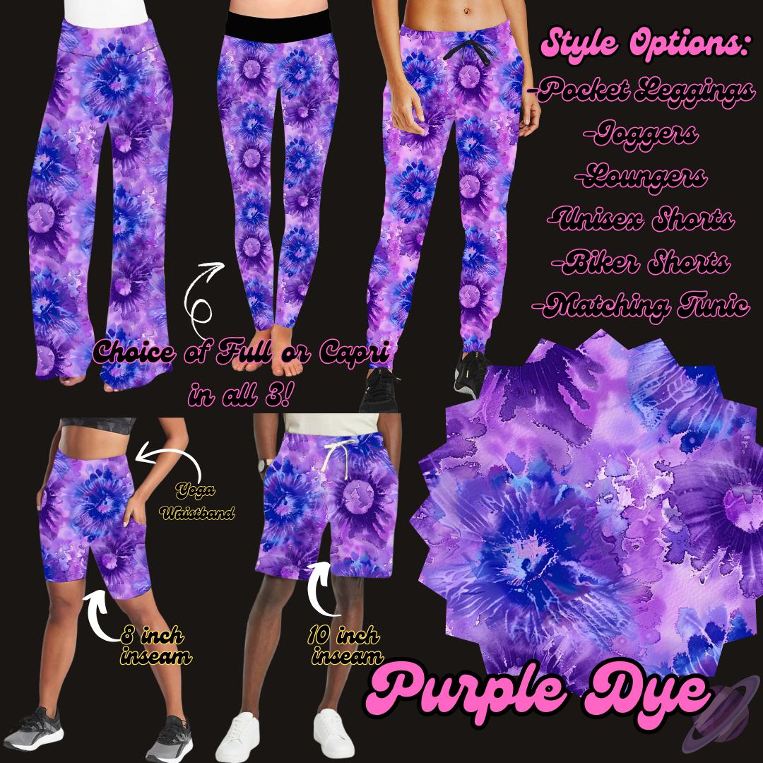 PURPLE DYE-PRETTY RUN PREORDER CLOSING 1/30