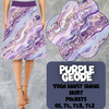 PURPLE GEODE - SWING SKIRTS RUN 6 - PREORDER CLOSING 3/13