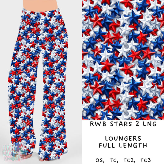 Ready To Ship - RWB Stars 2 Loungers