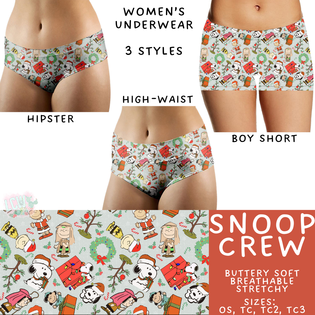 Ready To Ship - Snoop Crew Women's Underwear - TC3 High Waist