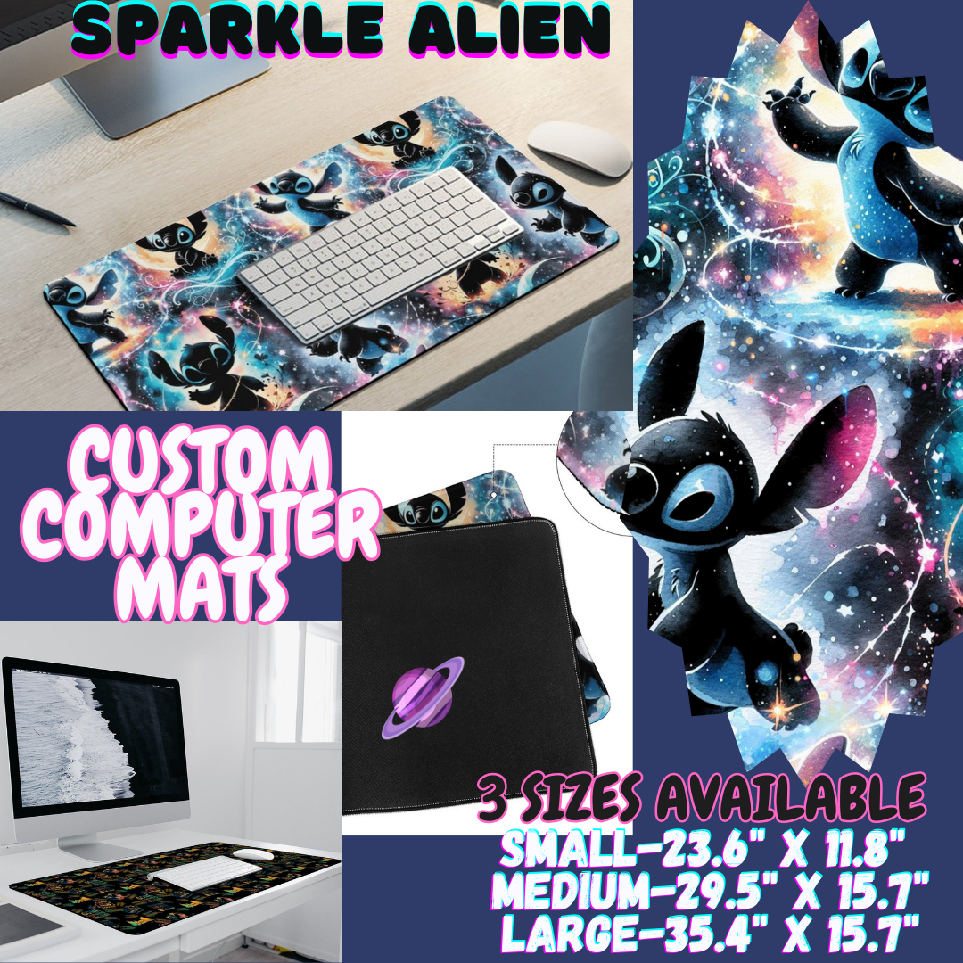 SPARKLE ALIEN - COMPUTER MAT PREORDER CLOSING 12/6