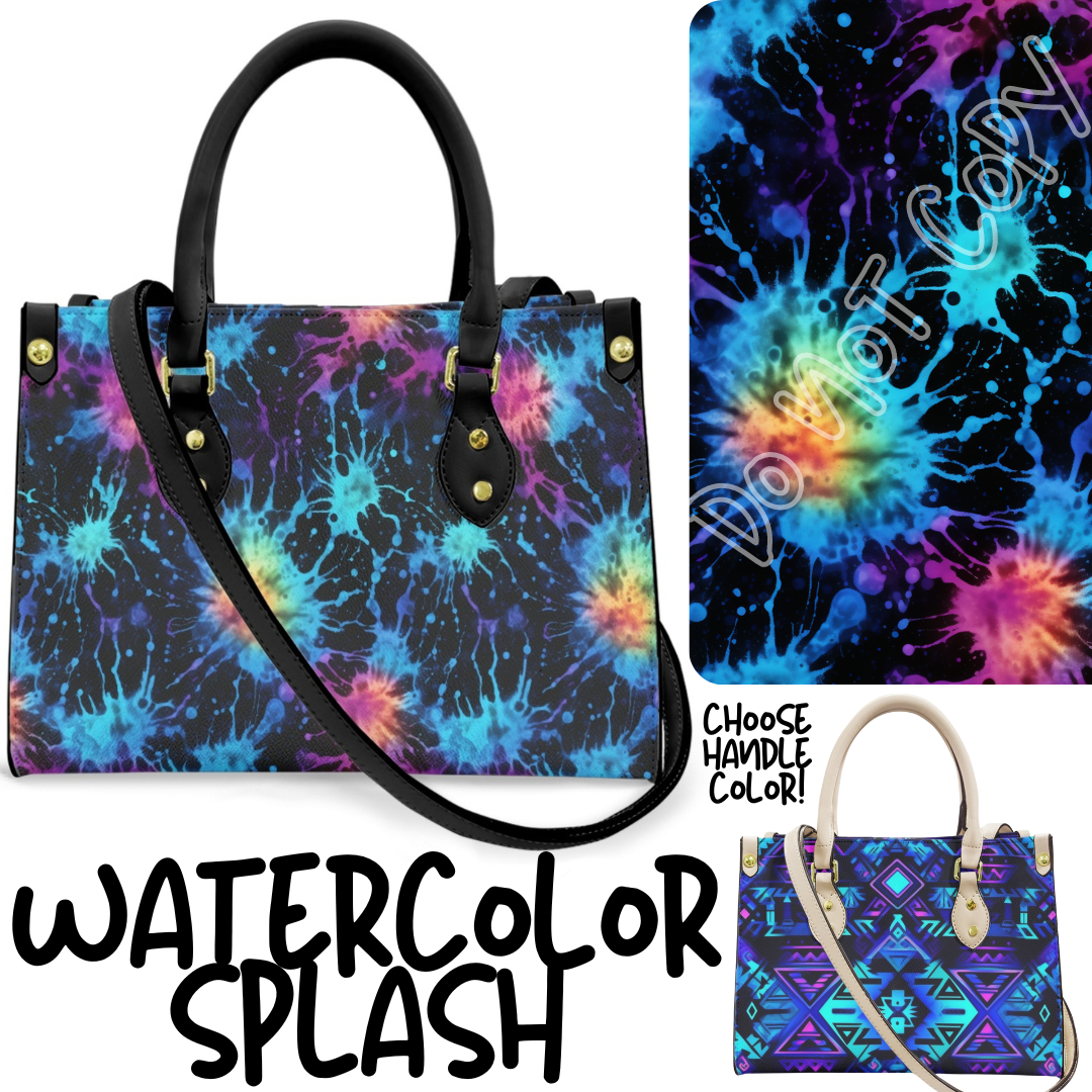 SPLASH TIE DYE - EVERYDAY BAG - CUSTOM PURSES - PREORDER CLOSING 11/13 ETA JANUARY